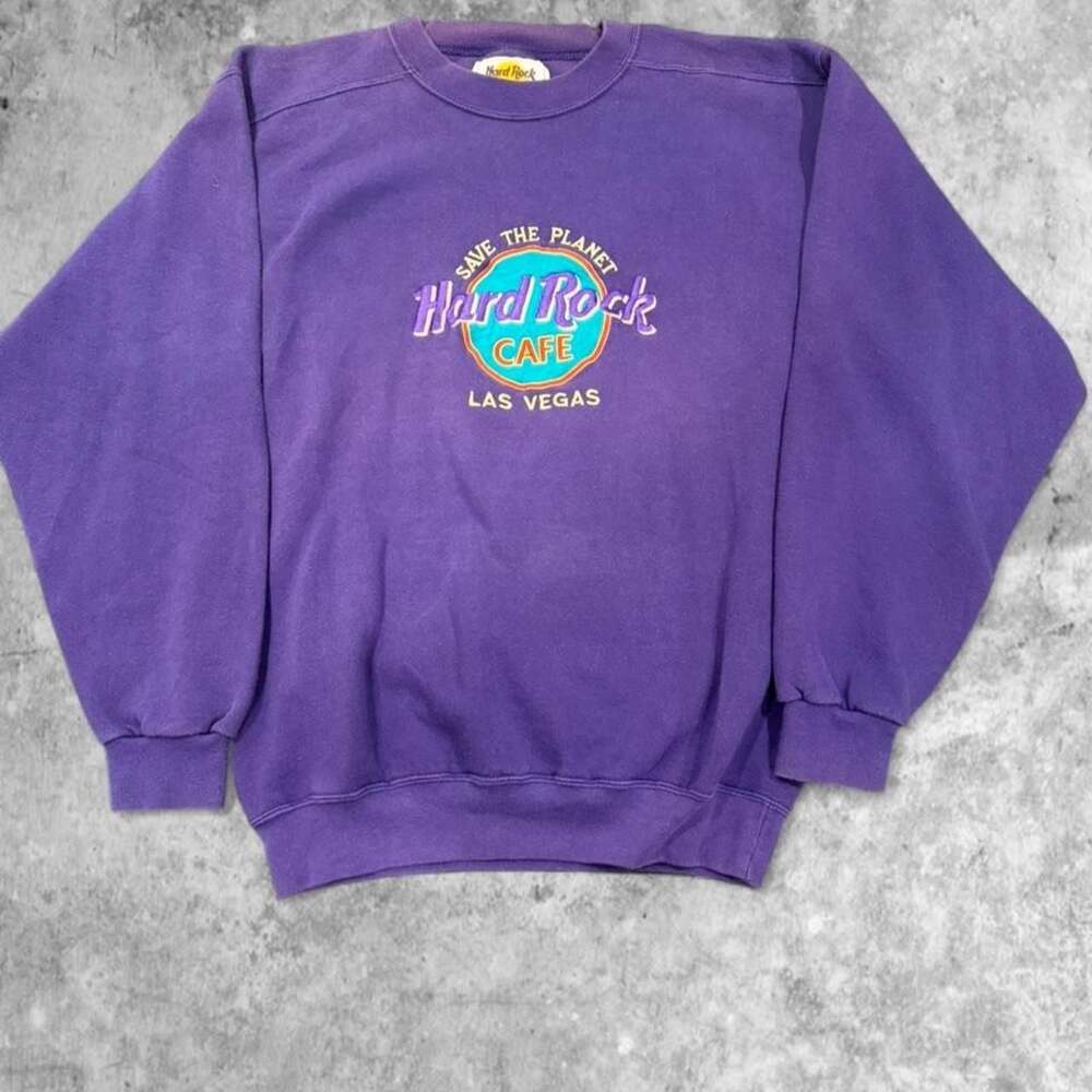 Vintage Hard Rock Cafe Las Vegas Save The Planet Sweatshirt